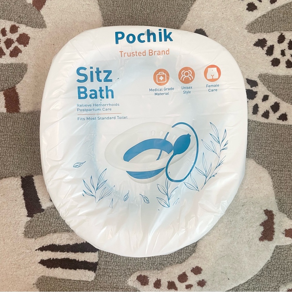 Pochik Sitz Bath for Toilet Seat Postpartum and Hemorrhoids Care
